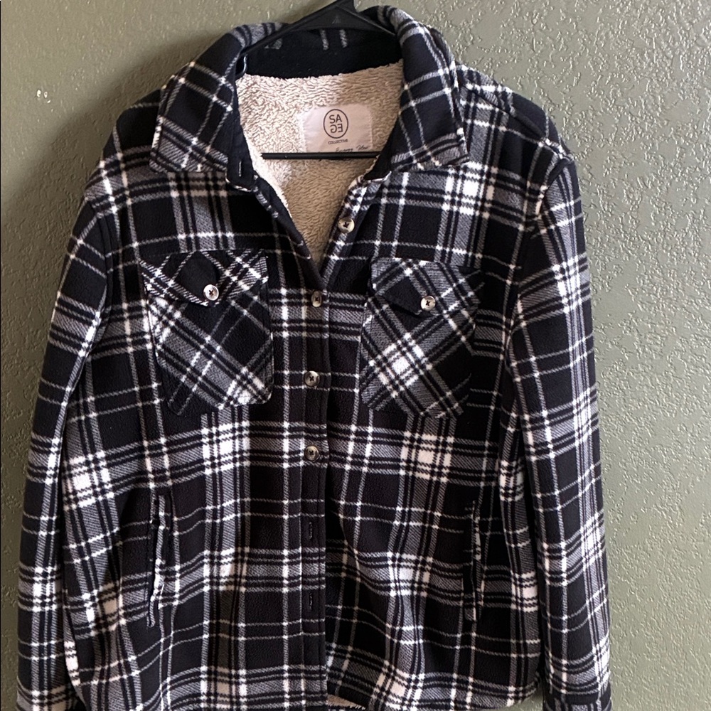 SAGE Collective Cozy Beige Jacket